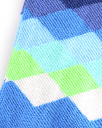 Носки Happy Socks Comb Cotton (Cubes Blue 36-40)