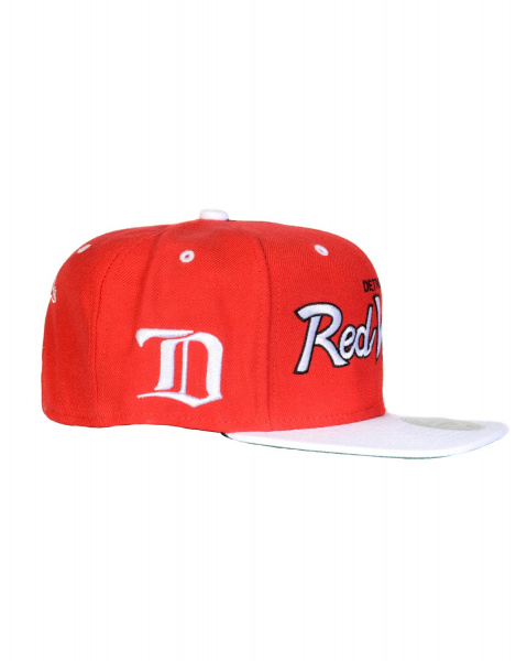Бейсболка прямая Mitchell and Ness ND51Z MTC (Detroit Red Wings Red White)