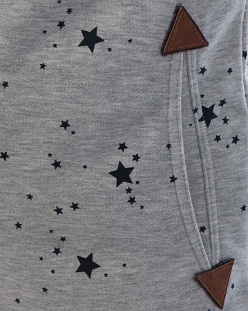 Толстовка женская с капюшоном Naketano Darthovic Mega Star (Grey L)