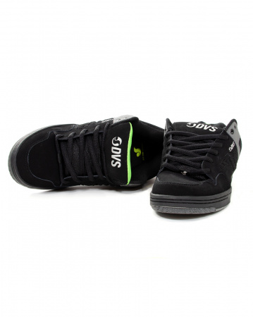 Кеды низкие мужские DVS ENDURO 125 (Black Charcoal Lime Nubuck, 9)