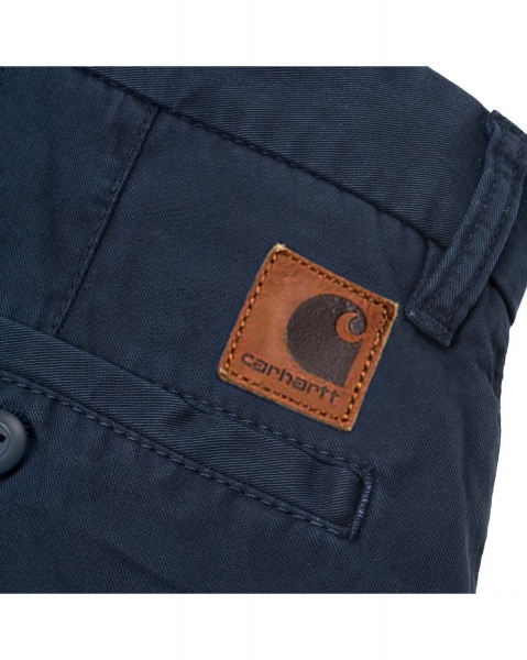 Шорты Carhartt WIP Johnson Short Questa Cotton Twill 9 Oz (30 темно-синий)