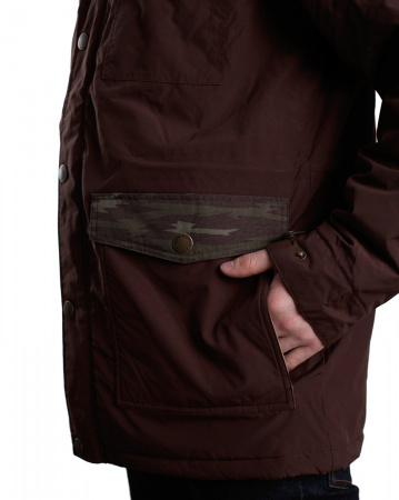 Куртка-парка Iriedaily Insulaner Parka (XL коричневый камуфляж)