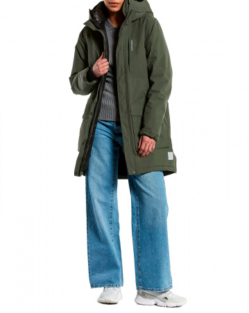 Куртка женская Didriksons Leya 503876 (34 (XS) GREEN/300)