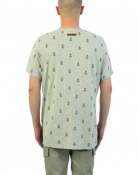 Футболка мужская Naketano Cafe FULL (Stone Grey Melange XXL)