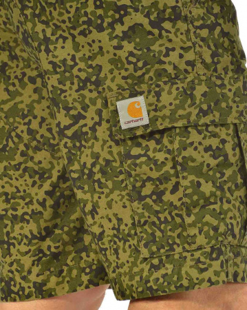 Шорты Carhartt WIP Aviation Short Socorro Cotton (30 зеленый камуфляж)