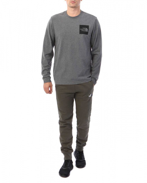 Футболка с длинным рукавом The North Face Fine Grey 50 50 (L серый золотой)