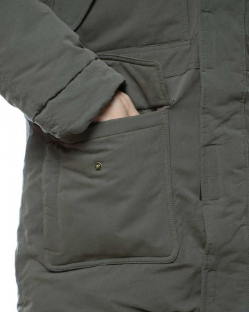Пуховик мужской Fred Perry J1286 (M темно-оливковый)