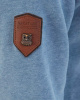 Толстовка женская на молнии с капюшоном Naketano Every World Knows It (Light Blue Melange S)