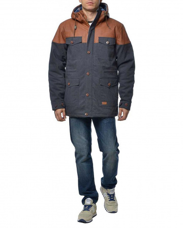 Куртка-парка Iriedaily Dock 36 Winter Parka (L темно-синий)