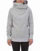 Толстовка женская с капюшоном Naketano Darthving Heart (Grey M)