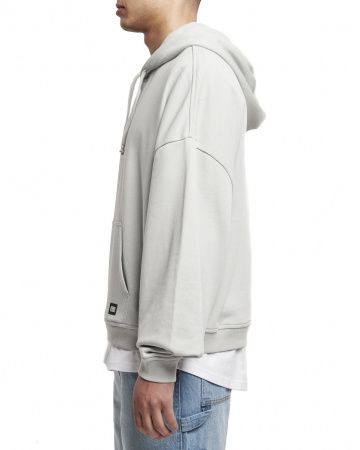 Толстовка мужская с капюшоном Urban Classics 80's Hoody TB4154 (XL серый светлый)