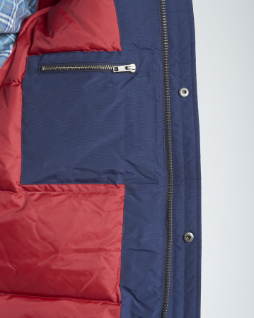 Пуховик мужской Fred Perry SJ3079 (XL синий)