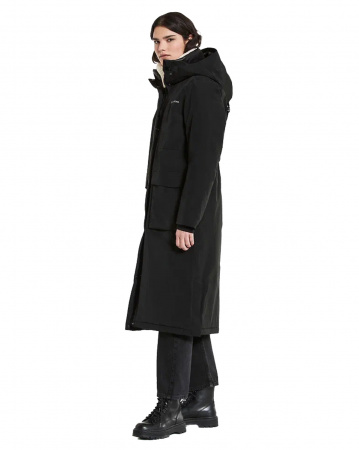 Куртка женская Didriksons Leya Long 504300 (060 черный, 48)