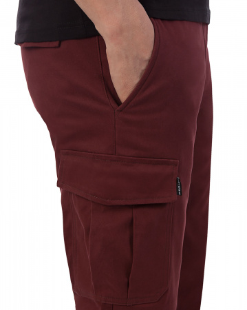 Джоггеры мужские на флисе Cool Penguin JMTL 1713W (Wine XS)