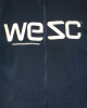 Толстовка мужская на молнии с капюшоном Wesc Wesc (M темно-синий)