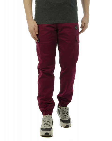 Джоггеры мужские на флисе Cool Penguin JMP 1713W (Red Wine L)