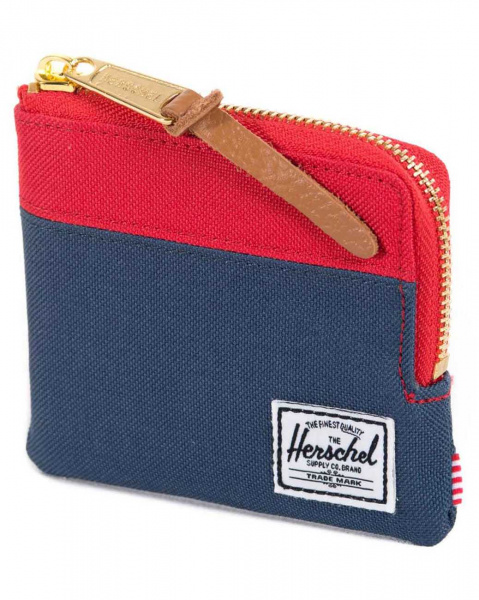 Кошелек Herschel Johnny RFID (OS синий красный)