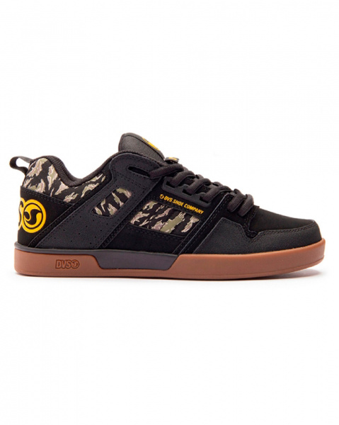 Кеды низкие мужские DVS COMANCHE 2.0+ (BLACK JUNGLE CAMO NUBUCK, 12)