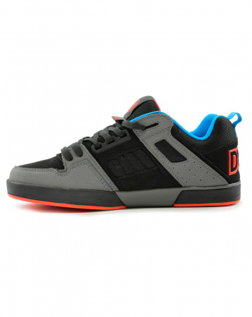 Кеды низкие мужские DVS COMANCHE 2.0+ (Charcoal Black Fry Nubuk, 7.5)