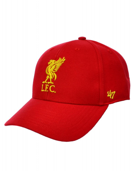 Бейсболка классическая с изогнутым козырьком '47 Brand MVP Liverpool MVP04WBV (OS красный)