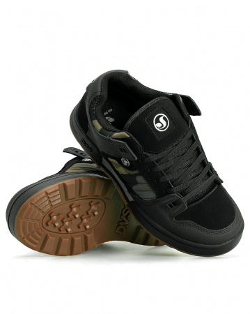 Кеды низкие мужские DVS MILITIA (BLACK CAMO LEATHER MENS, 14)
