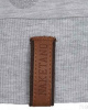 Толстовка легкая женская свитшот Naketano Glitzikrokette (S серый золотой)