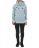Толстовка женская с капюшоном Naketano Darthovic Pastel Blue (Mel Feathers M)