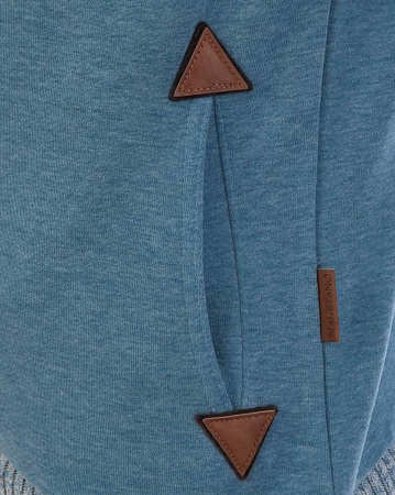 Толстовка женская с капюшоном Naketano The Dark Sides (Light Blue XL)