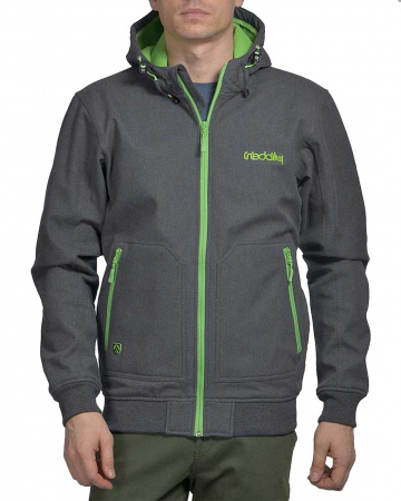 Куртка Iriedaily Sober Hooded Jacket (L темно-серый)
