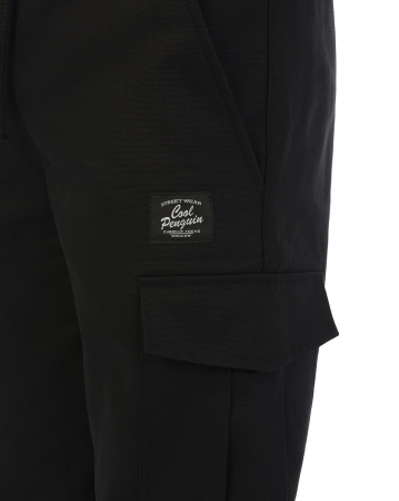 Джоггеры мужские на флисе Cool Penguin JMC 1713W (Black 4XL черный)