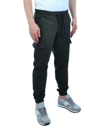 Джоггеры мужские на флисе Cool Penguin JMTL 1713W (Green S)