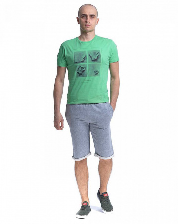 Шорты Knowledge Cotton Apparel Sport (30 серый золотой)