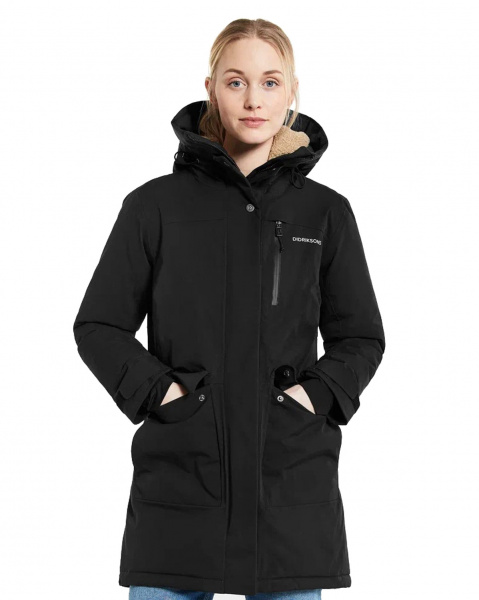 Куртка женская Didriksons Ciana 504306 (060 черный, 44)
