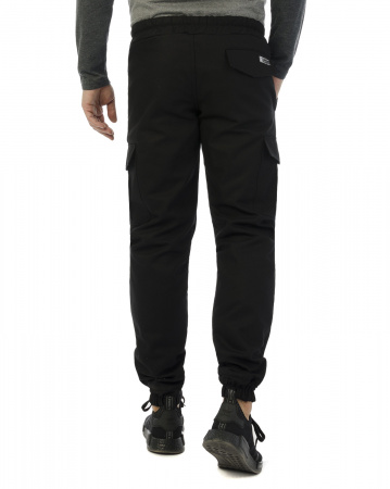 Джоггеры мужские на флисе Cool Penguin JMC 1713W (Black S черный)