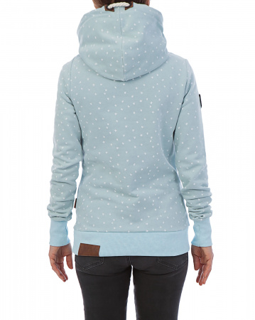 Толстовка женская с капюшоном Naketano Darthovic Pastel Blue (Mel Feathers M)