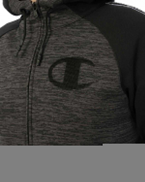 Толстовка с капюшоном на молнии Champion Authentic American EZ509 (L черный свет)