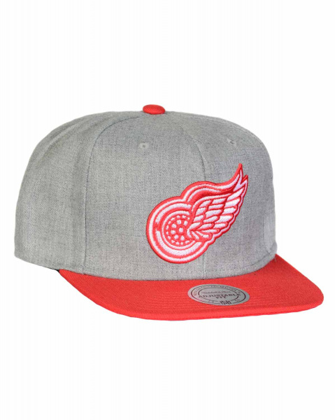 Головной убор EU043 TEAM POP DETROIT RED WINGS MN-EU043-TEAMPOP-DETR-GRY (Detroit Red Wings Grey Red, OS)