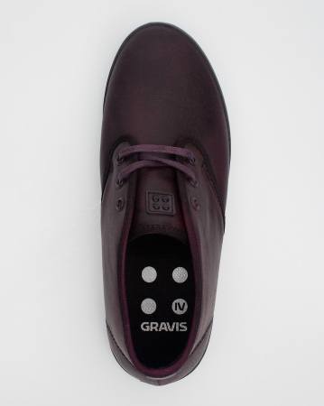 Кеды Gravis Quarters WAX (40.0 темно-бордовый)
