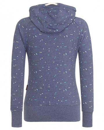 Толстовка легкая женская с капюшоном Naketano Nudelholz (Blue Grey S)