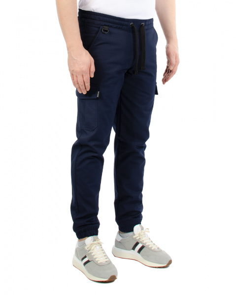 Джоггеры мужские на флисе Cool Penguin JMR 1713W (Dark Navy 3XL)