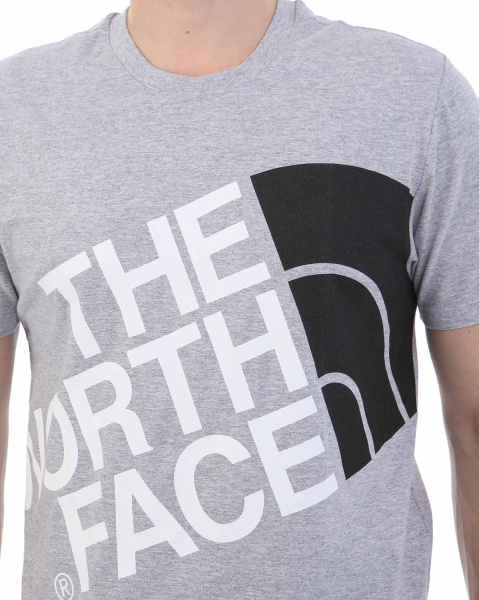 Футболка The North Face 000035512 (L серый золотой)