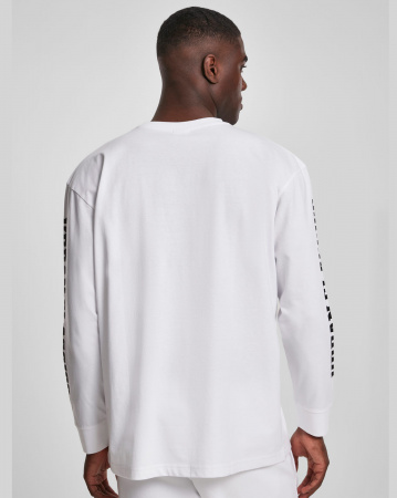 Лонгслив Urban Classics Logo Boxy Pocket (S белый)