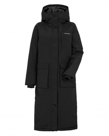 Куртка женская Didriksons Leya Long 504300 (060 черный, 44)