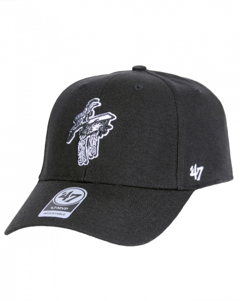 Бейсболка '47 Brand MVP LogoBrand WBV ЛИПУЧКА 2 NHL (Kozicka Praha Black OS)