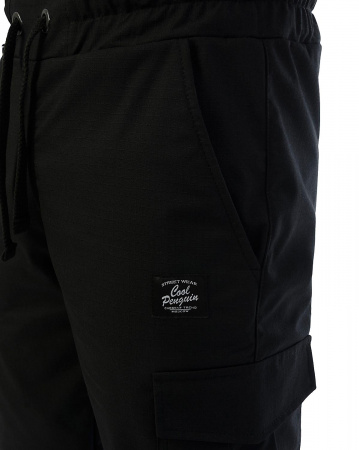 Джоггеры мужские на флисе Cool Penguin JMR 1713W (Black 3XL черный)
