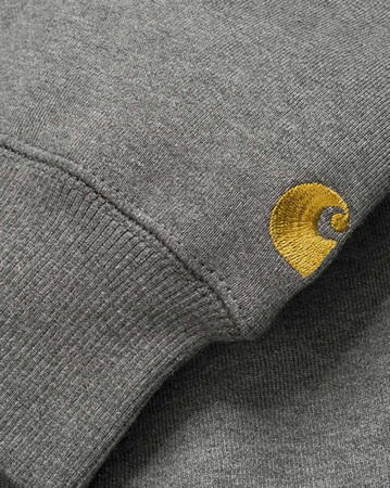 Толстовка свитшот Carhartt Chase Sweatshirt (M темно-серый)