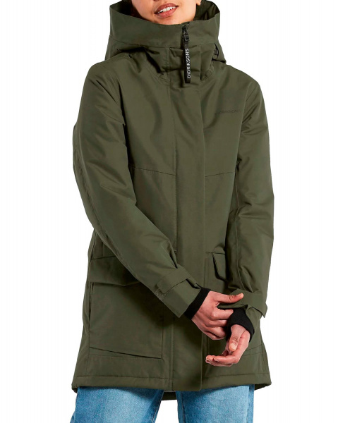 Куртка женская Didriksons Frida 503815 (48 Green)